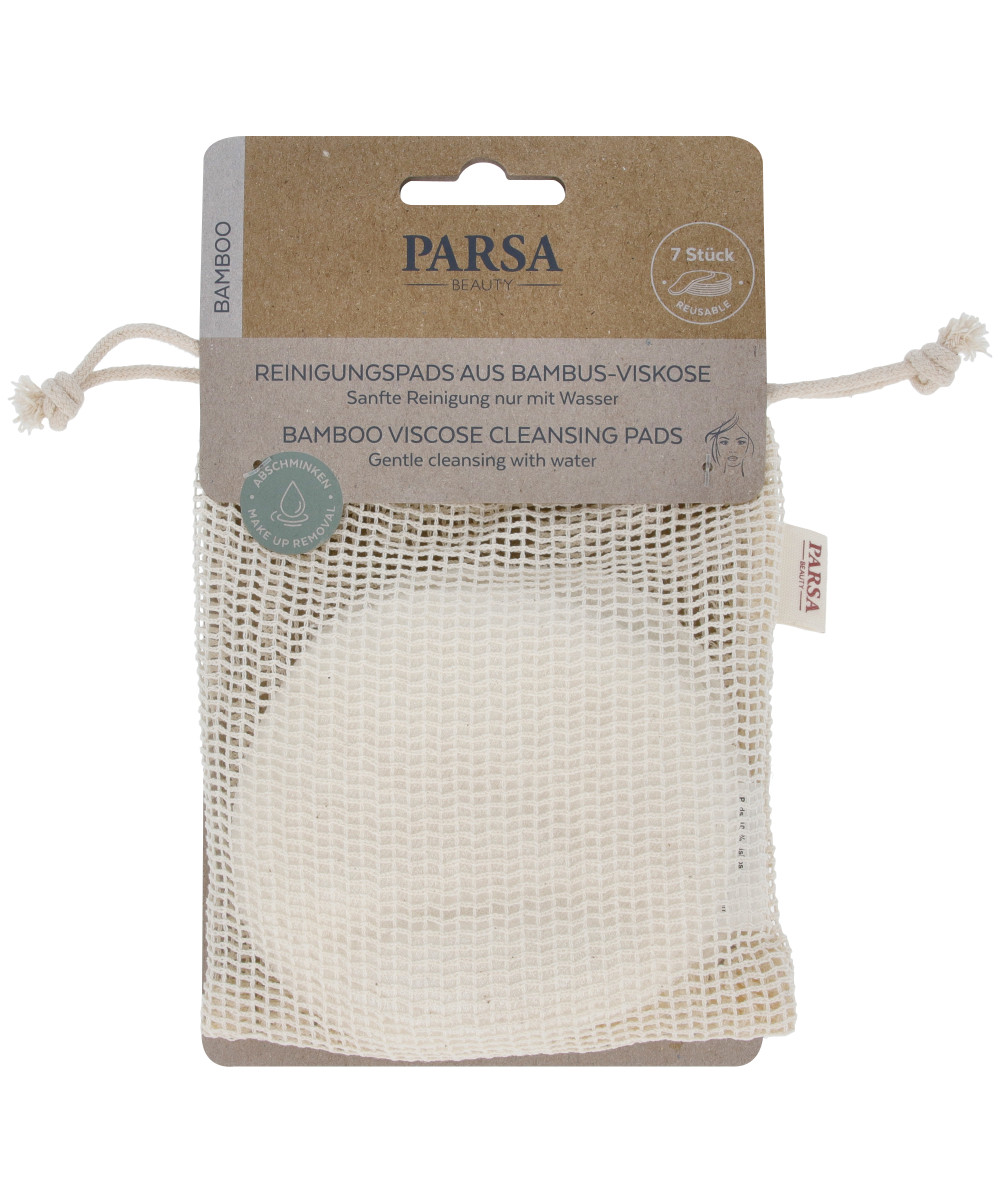 PARSA ECO valomieji diskeliai iš bambuko viskozės, 7 vnt.