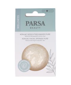 PARSA WELLNESS Konjac Pure veido valymo kempinėlė