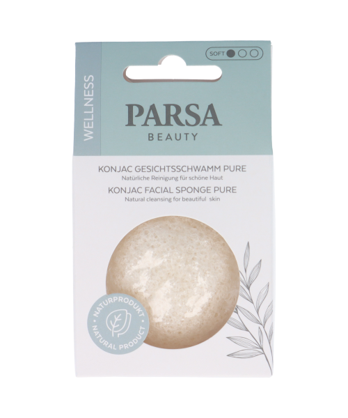 PARSA WELLNESS Konjac Pure veido valymo kempinėlė