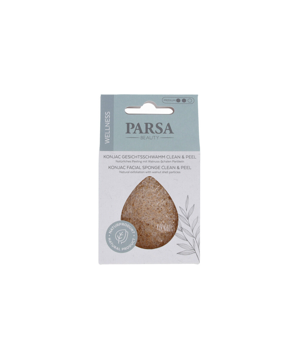 PARSA WELLNESS Konjac Clean & Peel veido valymo kempinėlė