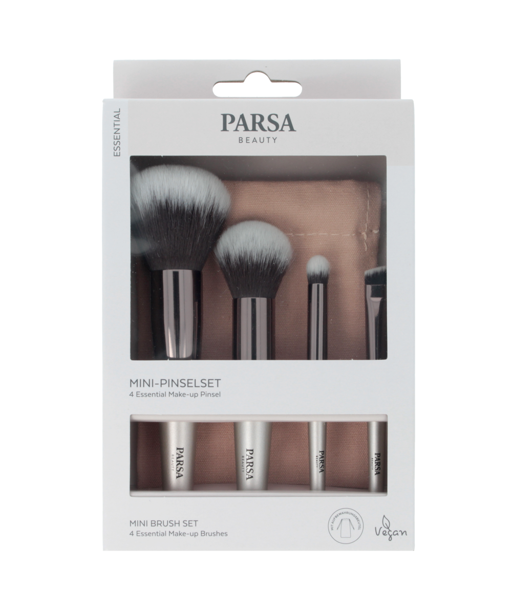 PARSA ESSENTIAL mini šepetėlių rinkinys su krepšelius 1