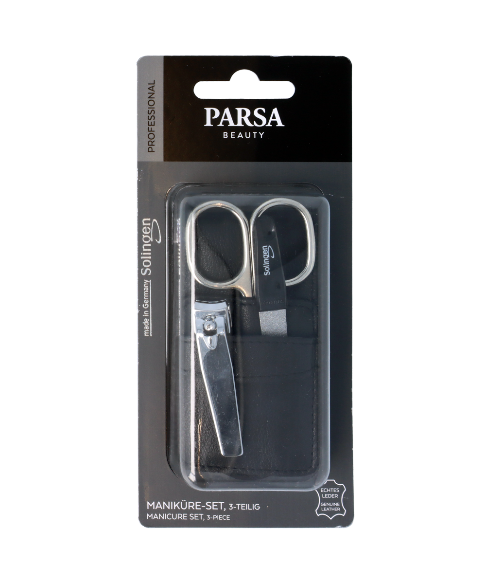 PARSA PROFESSIONAL SOLINGEN manikiūro rinkinys, 3 vnt, be nikelio