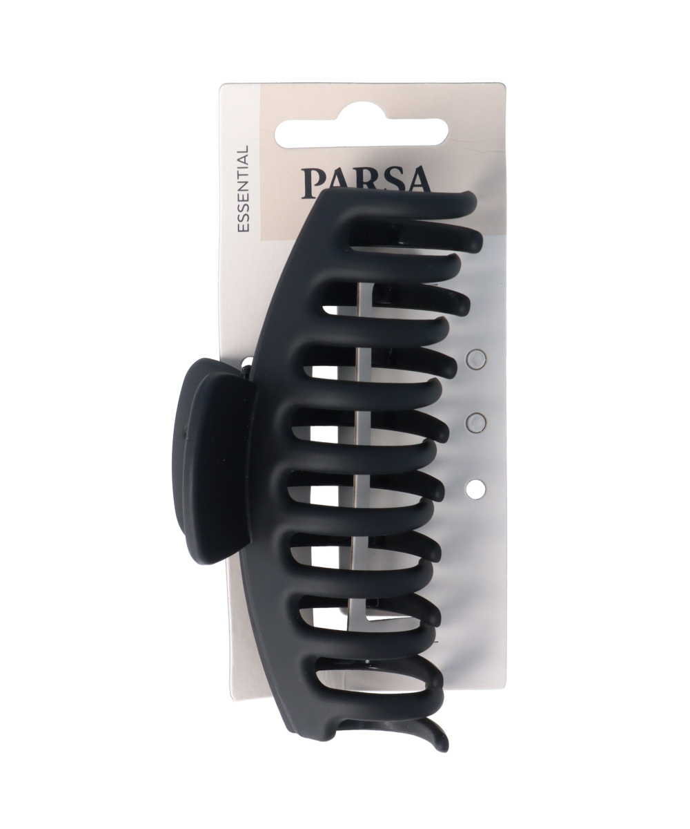 PARSA ESSENTIAL plaukų žnyplės 11cm, matinė juoda sp.