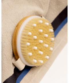 PARSA WELLNESS sertifikuotas masažinis šepetys kūnui, bambukinis