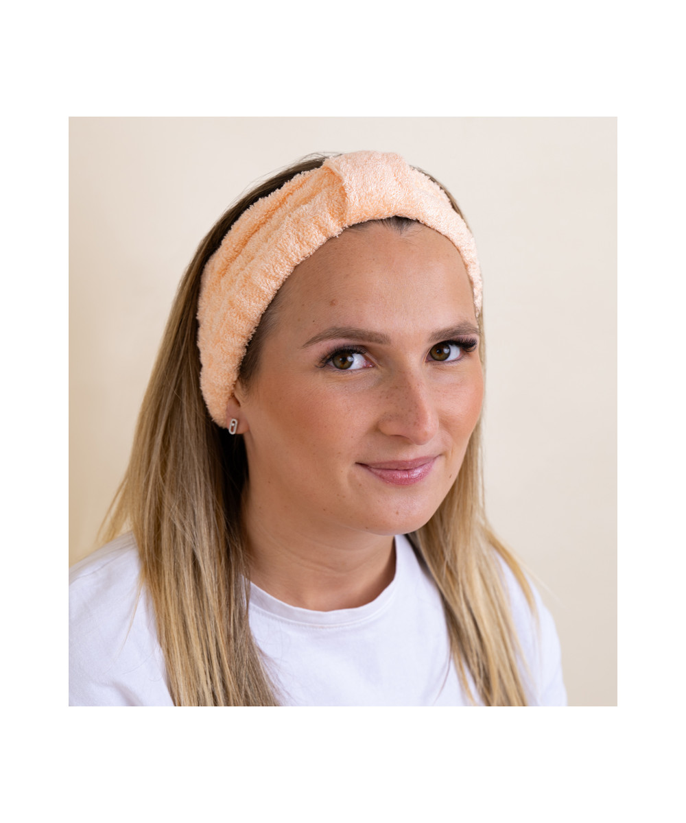 „Malou & Marius" bambukinė galvos juosta. Persikinė 2