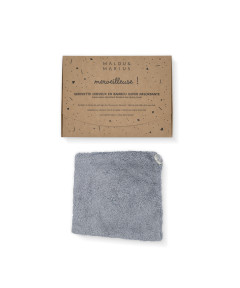 „Malou & Marius" bambukinis galvos rankšluostis - turbanas. Pilkas